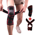 1PC New Band Removable Pressurized Knee Pads Braces Knee Support Crossfit Fitness Running Sports Knee Protector Knee Sleeve