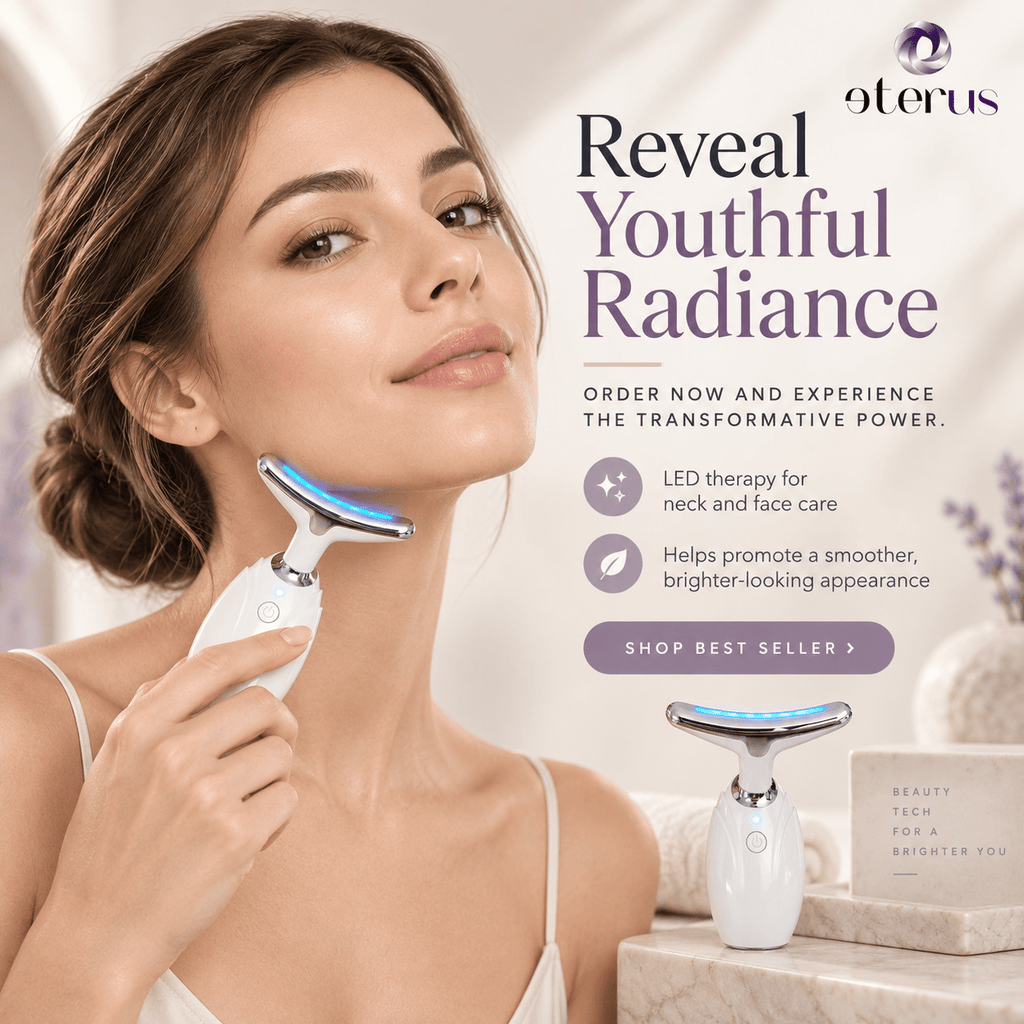 Neck & Face LED Therapy Massager- Skin Tightening & Anti-aging Device